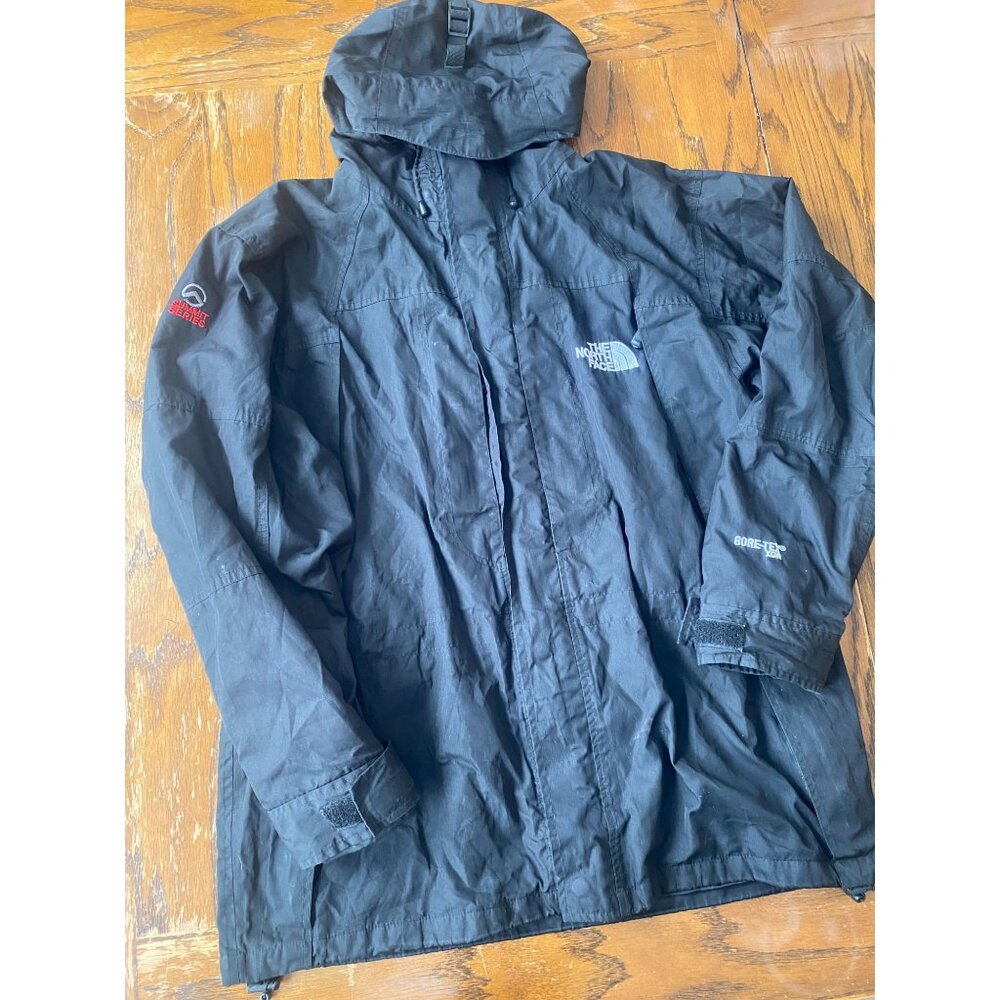 Vintage 90s The North Face Summit Series Gore-Tex Hooded Ski Jacket Parka Coat L